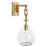 Jamie Young Tear Drop 17 1/2" High Antique Brass Wall Sconce