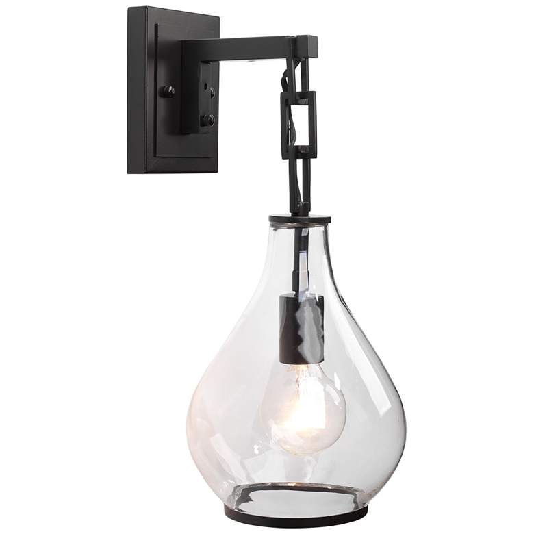 Image 5 Jamie Young Tear Drop 17 1/2" High Oil Rubbed Bronze Wall Sconce more views