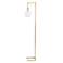 Jamie Young Tear Drop Brass Floor Lamp