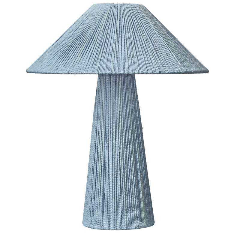 Image 2 Jamie Young Tension Blue Jute Table Lamp