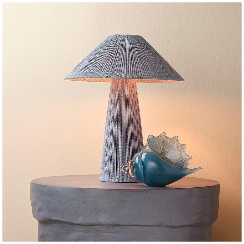 Image 3 Jamie Young Tension Blue Jute Table Lamp more views
