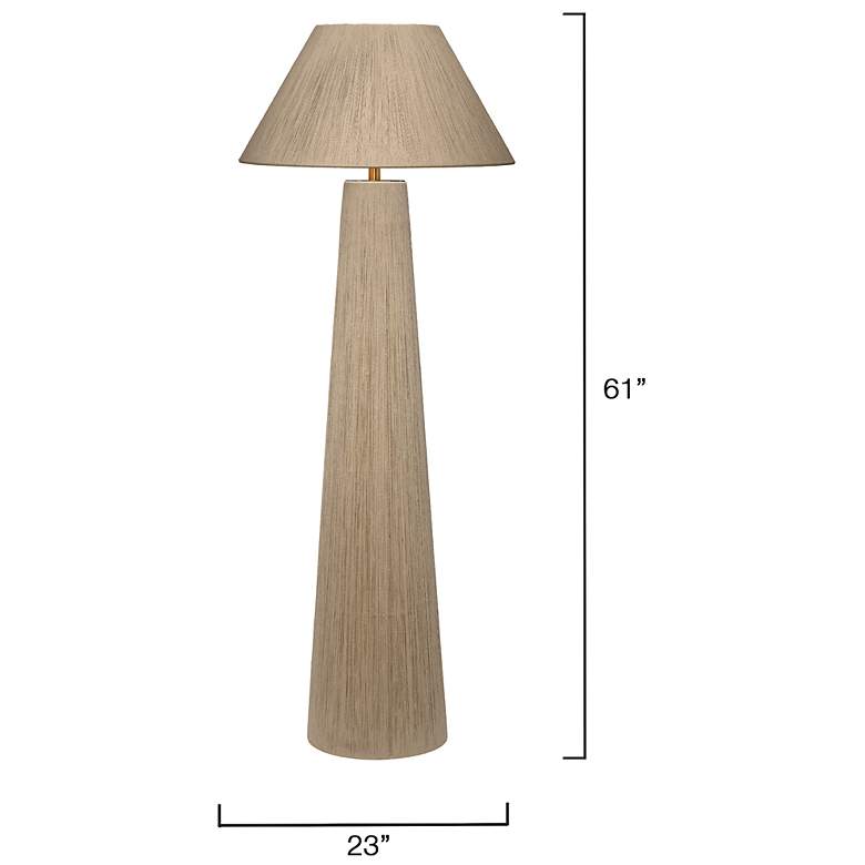 Image 3 Jamie Young Tension Natural Jute 1-Light Floor Lamp more views