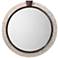 Jamie Young Thea Mother of Pearl 36" Round Wall Mirror