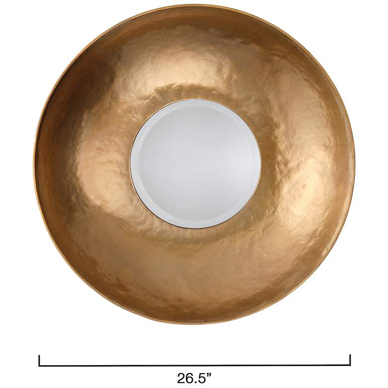 Image 3 Jamie Young Theia Iron Round Wall Mirror more views