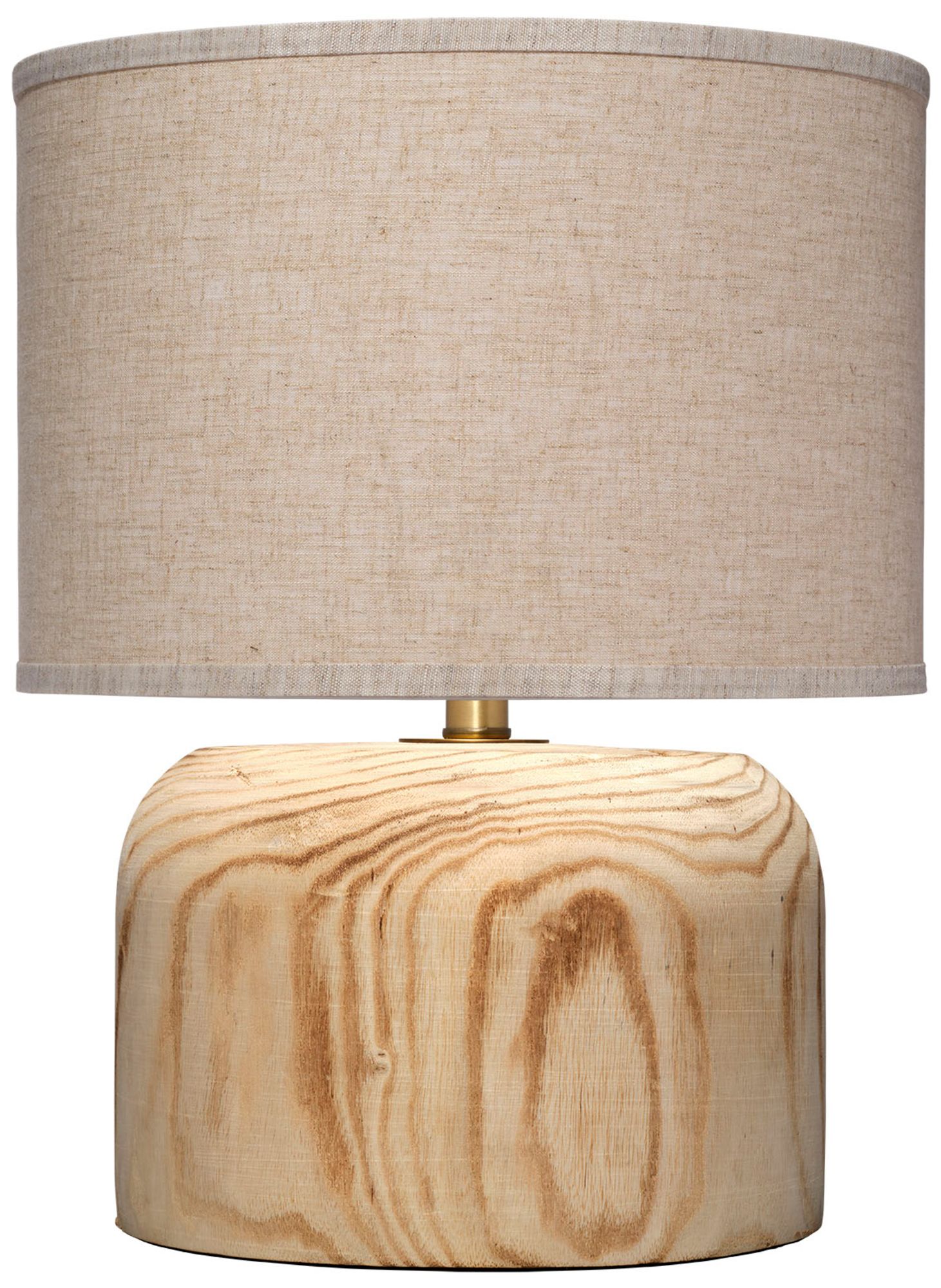 Image 2 Jamie Young Timber Table Lamp with Linen Shade