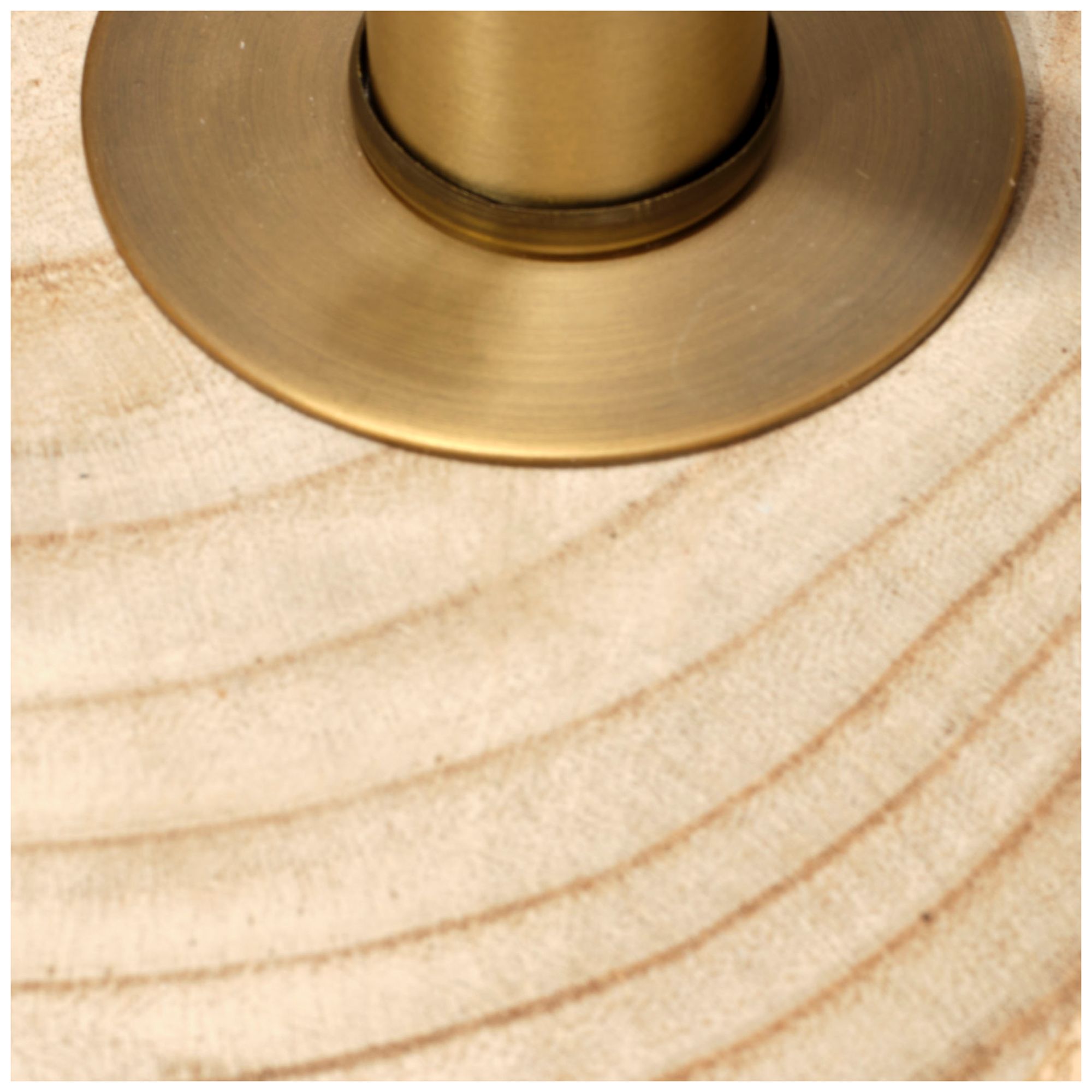 Image 4 Jamie Young Timber Table Lamp with Linen Shade more views