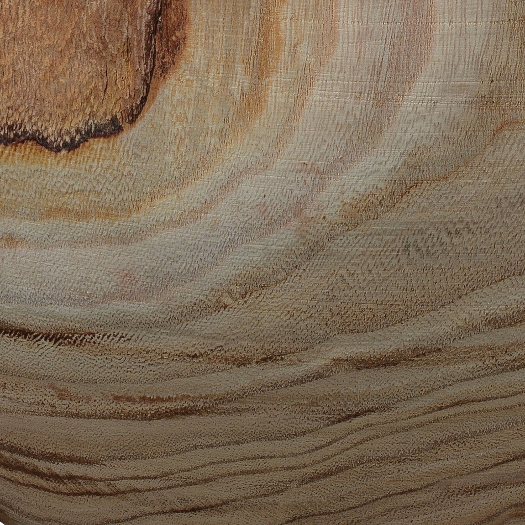 Jamie Young Topanga Natural Wood 22" High Wooden Vase Image 3