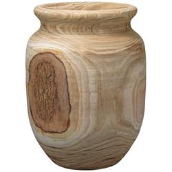 Jamie Young Topanga Natural Wood 22&quot; High Wooden Vase