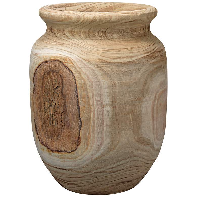 Image 1 Jamie Young Topanga Natural Wood 22 inch High Wooden Vase