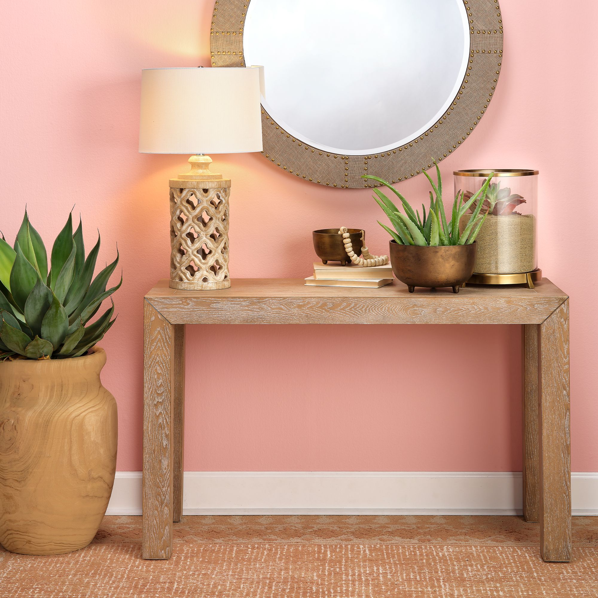 Jamie Young Topanga Natural Wood 22" High Wooden Vase