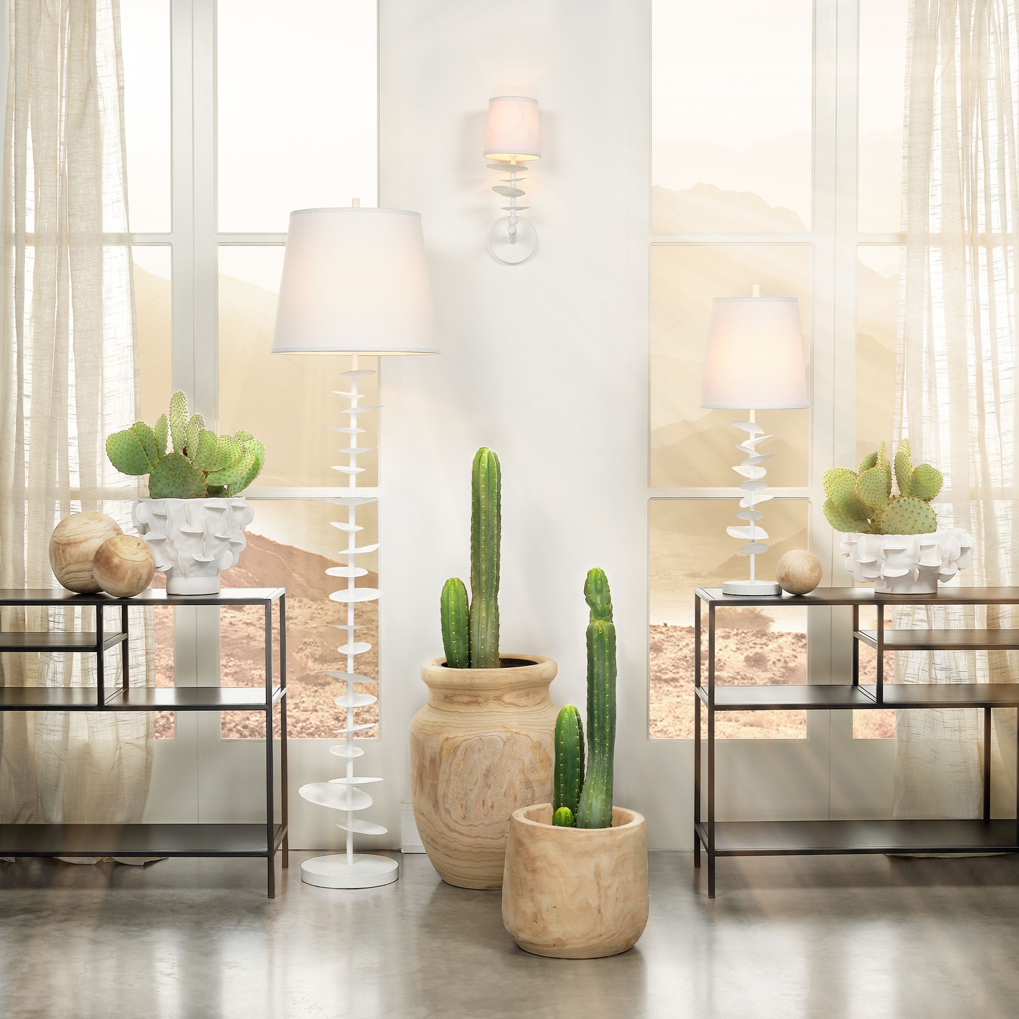 Jamie Young Topanga Natural Wood 22" High Wooden Vase