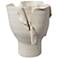 Jamie Young Torn Wide Porcelain Decorative Vessel
