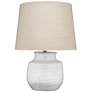 2_Jamie Young Trace 26" High Rustic Off-White Ceramic Table Lamp