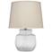 Jamie Young Trace Off-White Ceramic Table Lamp
