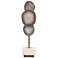 Jamie Young Trinity 3-Piece Pale Lavender Agate Table Lamp