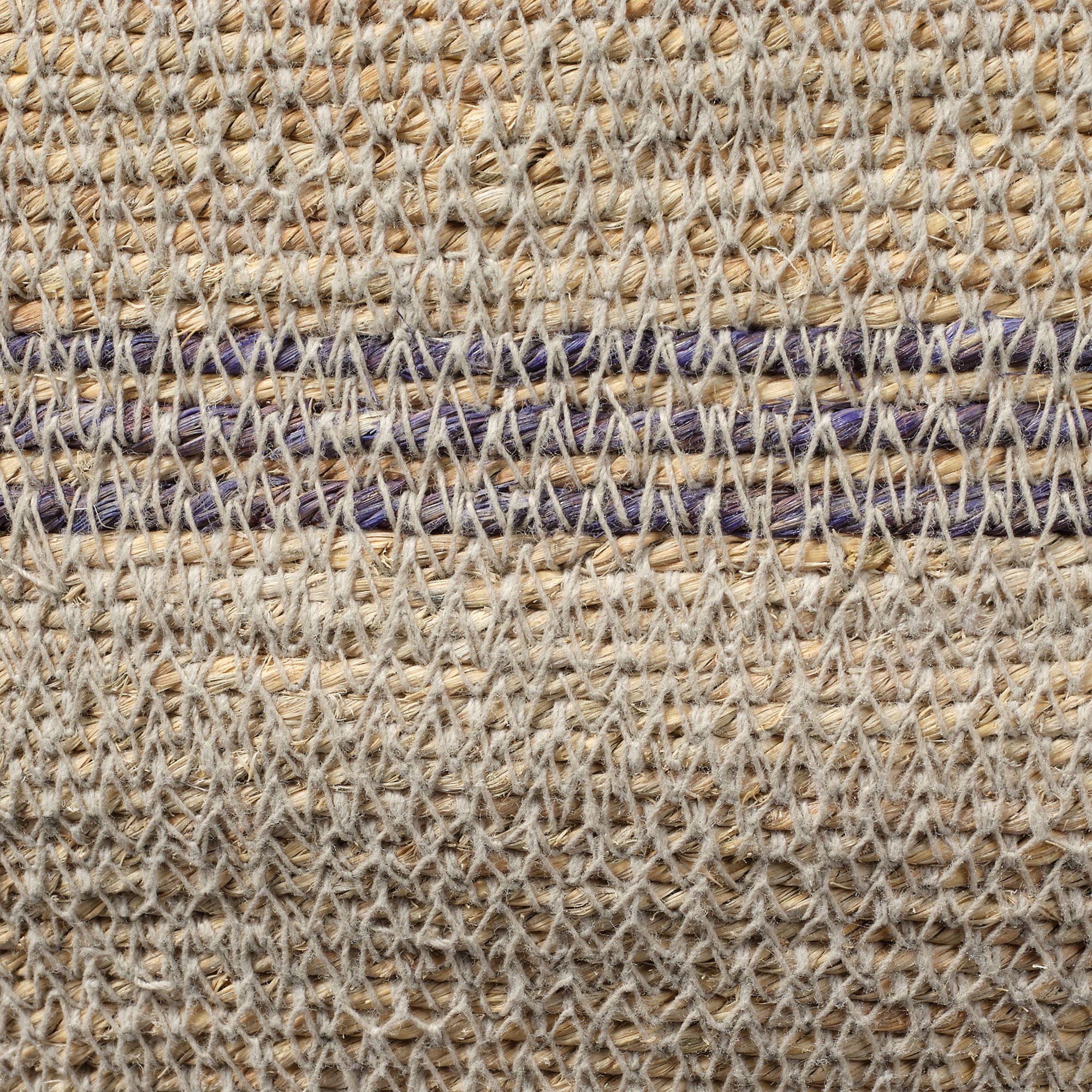 Image 4 Jamie Young Trophy Seagrass Decorative Basket 15.5" in Blue more views