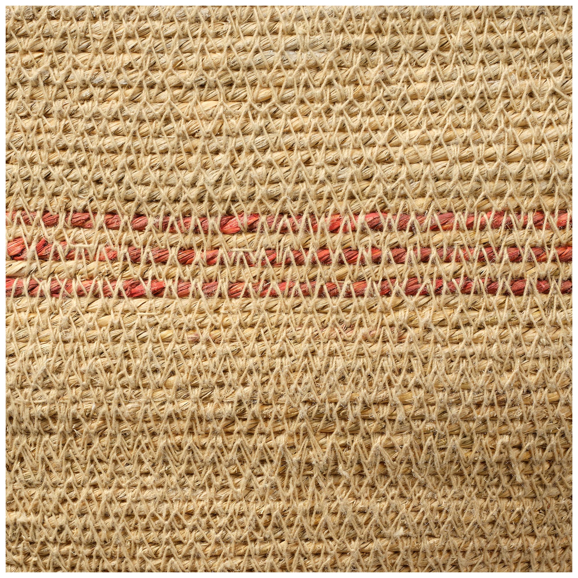 Image 4 Jamie Young Trophy Seagrass Decorative Basket 15.5" in Orange more views