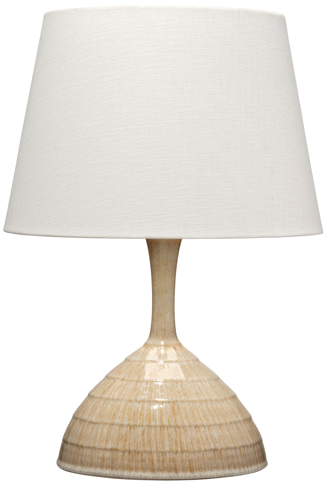 Image 2 Jamie Young Trumpet Ceramic Table Lamp 24.5" in Beige