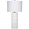 Jamie Young Trunk Polyresin Table Lamp with Linen Shade