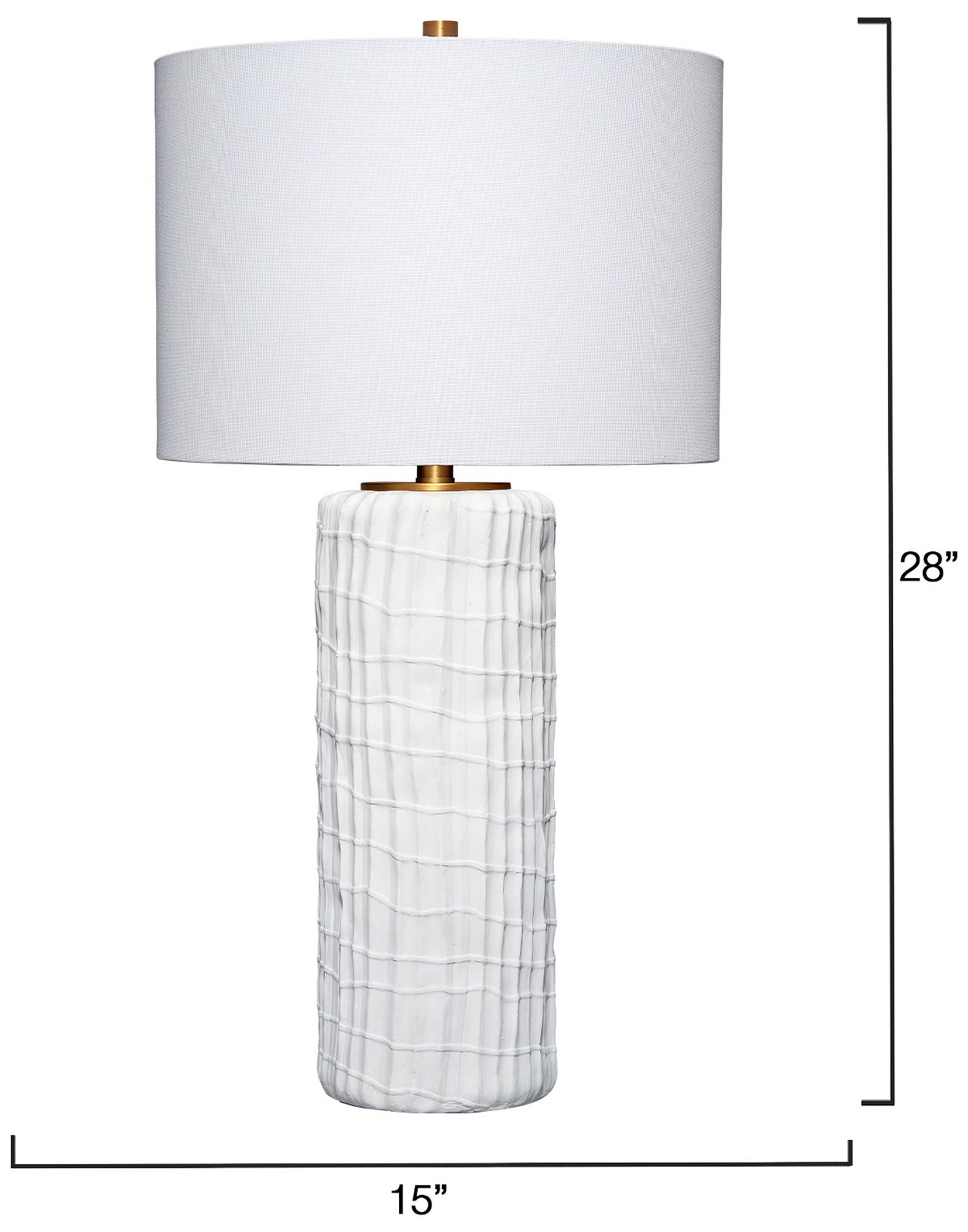 Image 3 Jamie Young Trunk Polyresin Table Lamp with Linen Shade more views