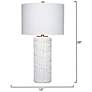 3_Jamie Young Trunk Polyresin Table Lamp with Linen Shade more views