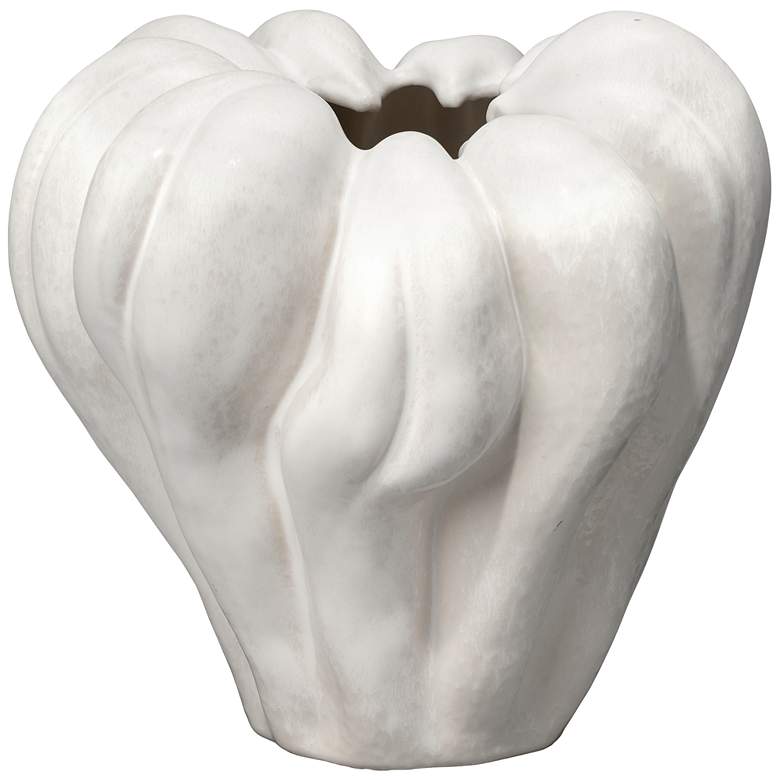 Image 1 Jamie Young Tulip 10.5" High Ceramic Decorative Vase