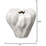 3_Jamie Young Tulip 10.5" High Ceramic Decorative Vase more views