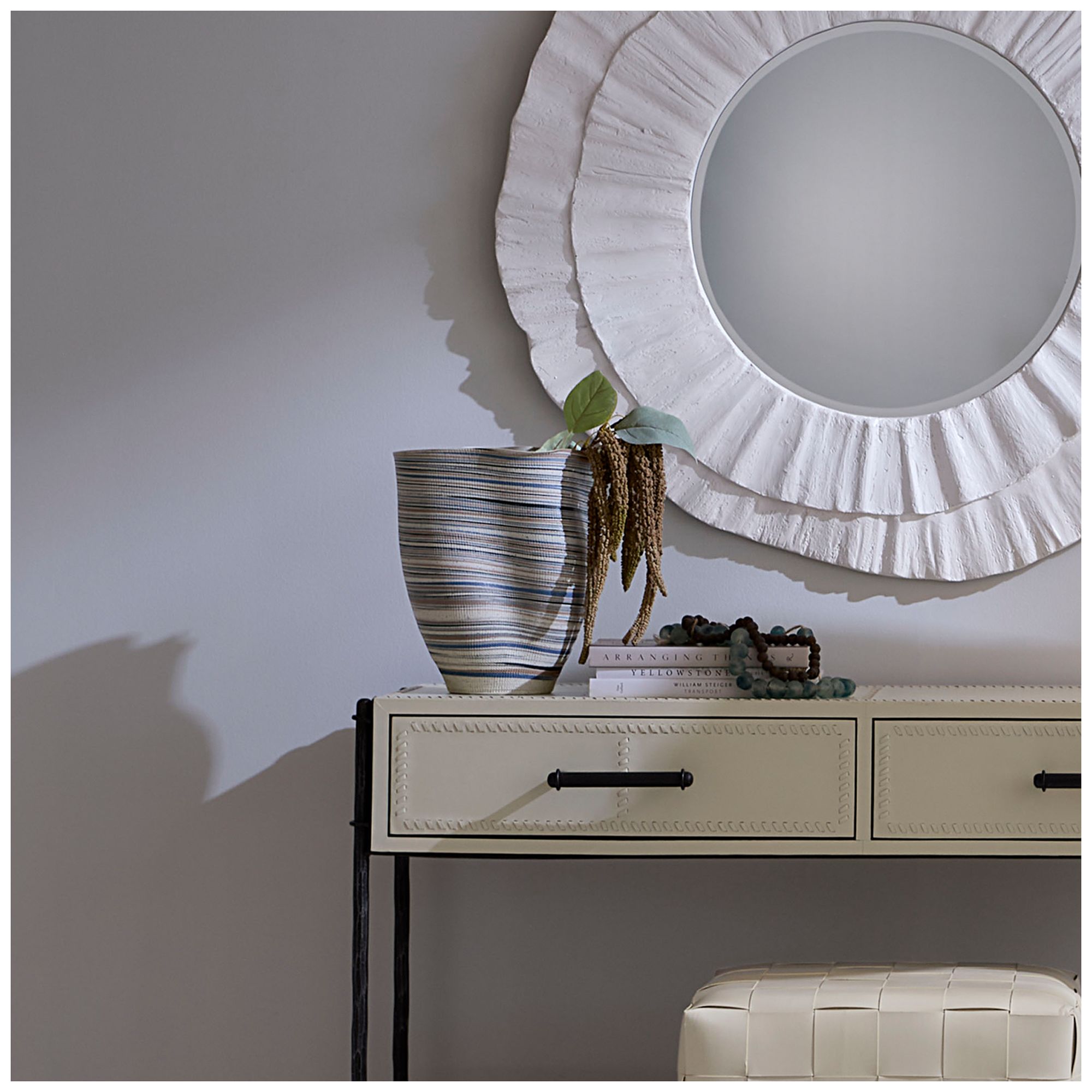 Image 2 Jamie Young Undulation Porcelain Decorative Vase more views