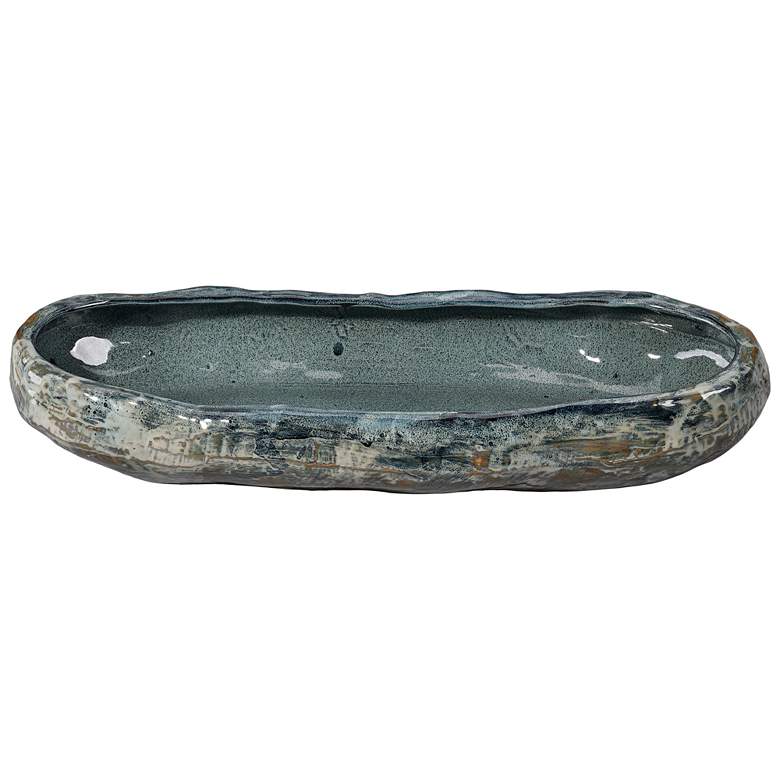 Image 1 Jamie Young Unearthed Oval Ceramic Decorative Bowl