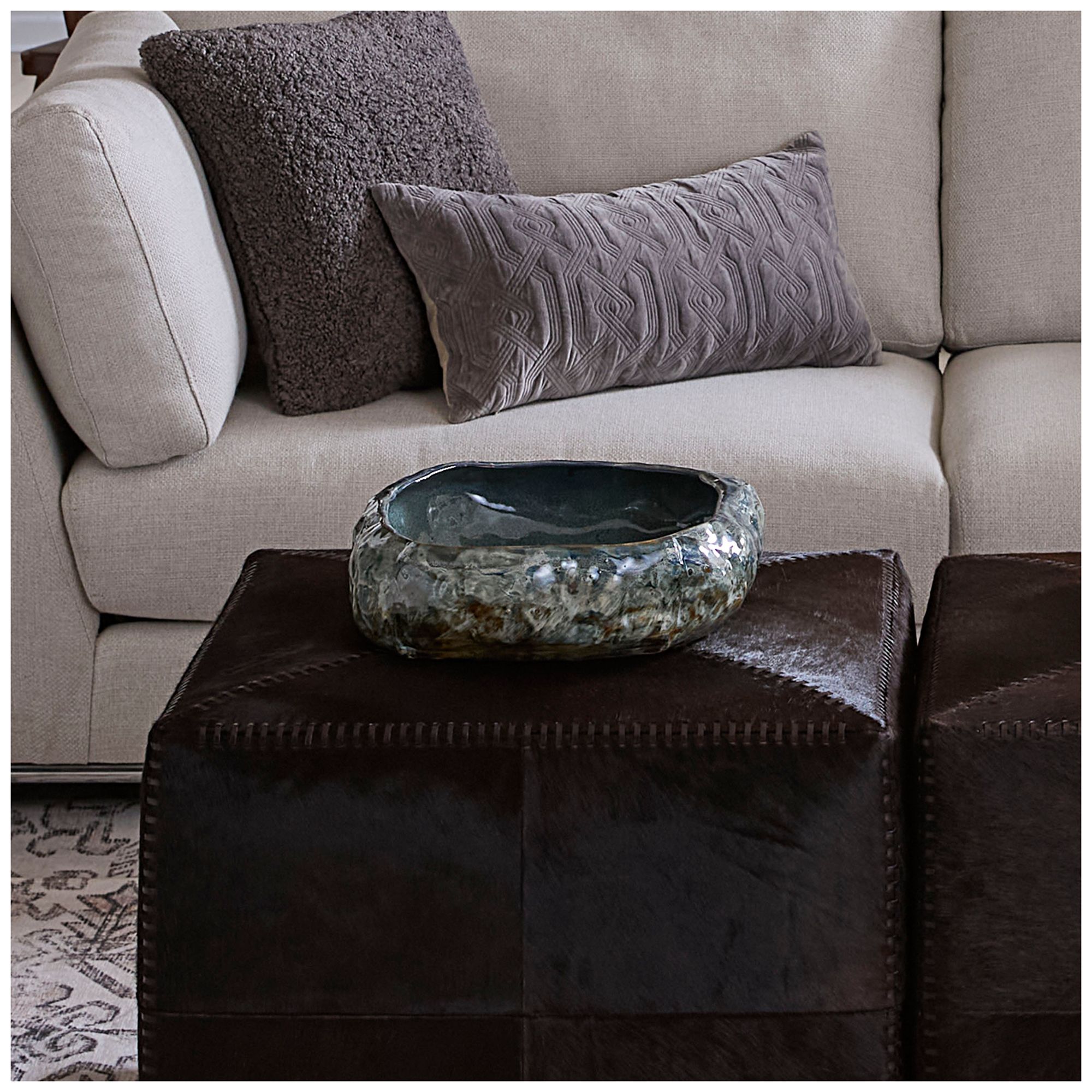 Image 5 Jamie Young Unearthed Round Ceramic Decorative Bowl more views