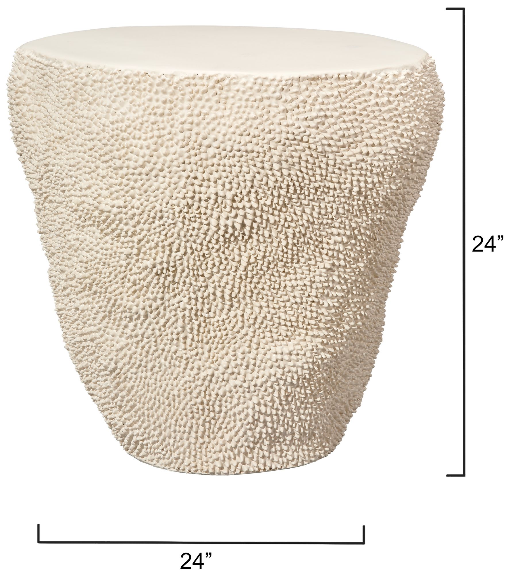 Image 3 Jamie Young Uni Fiber Glass Indoor/Outdoor Large Side Table more views