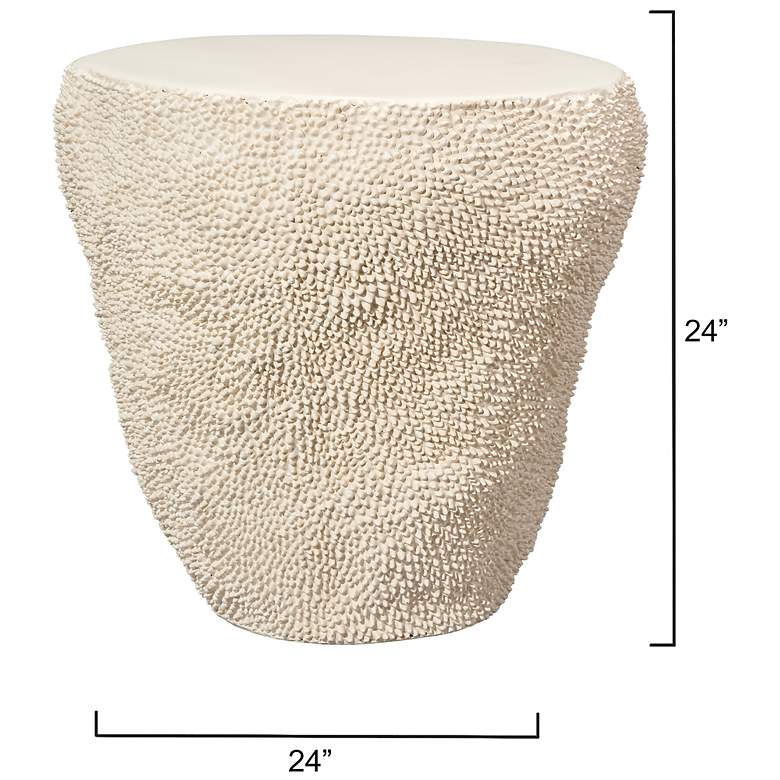 Image 3 Jamie Young Uni Fiber Glass Indoor/Outdoor Large Side Table more views
