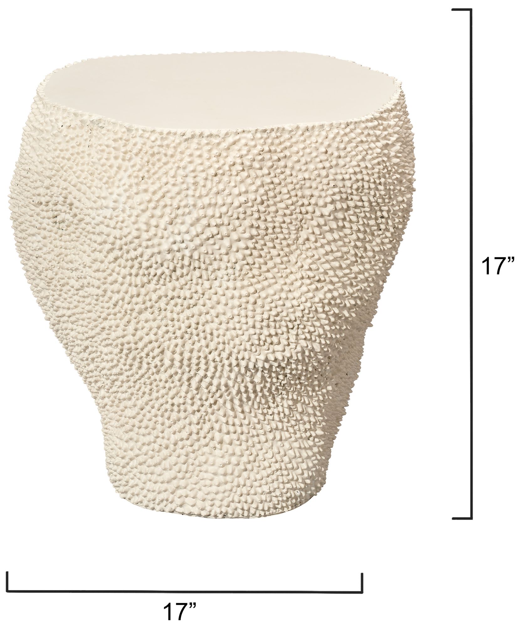 Image 3 Jamie Young Uni Fiber Glass Indoor/Outdoor small Side Table more views