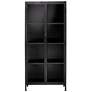 1_Jamie Young Union Tall Curio Black Iron Cabinet