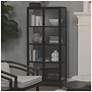 2_Jamie Young Union Tall Curio Black Iron Cabinet more views