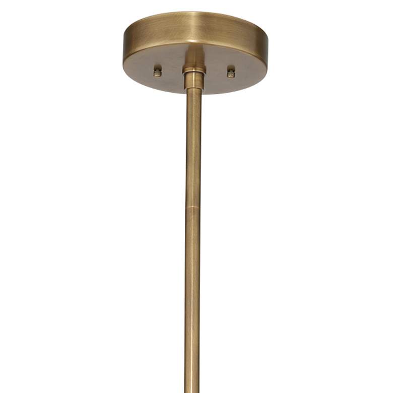 Image 2 Jamie Young Upsala 32" Wide Antique Brass 8-Light Chandelier more views