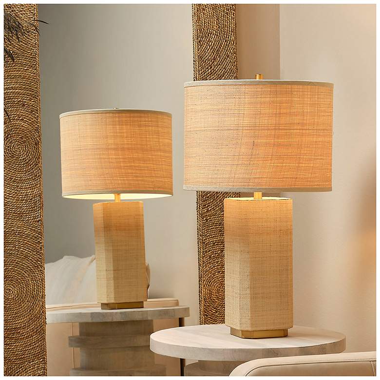 Image 6 Jamie Young Utopia Raffia Table Lamp with Raffia Shade more views