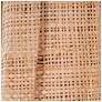4_Jamie Young Valley 35" x 26" Oval Wall Mirror in Natural Raffia more views