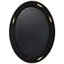 5_Jamie Young Valley 35" x 26" Oval Wall Mirror in Natural Raffia more views