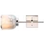 4_Jamie Young Vapor 15 3/4" High Opal Glass and Nickel Metal Wall Sconce more views