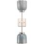 Jamie Young Vapor 24 3/4" High Opal and Nickel Double Wall Sconce