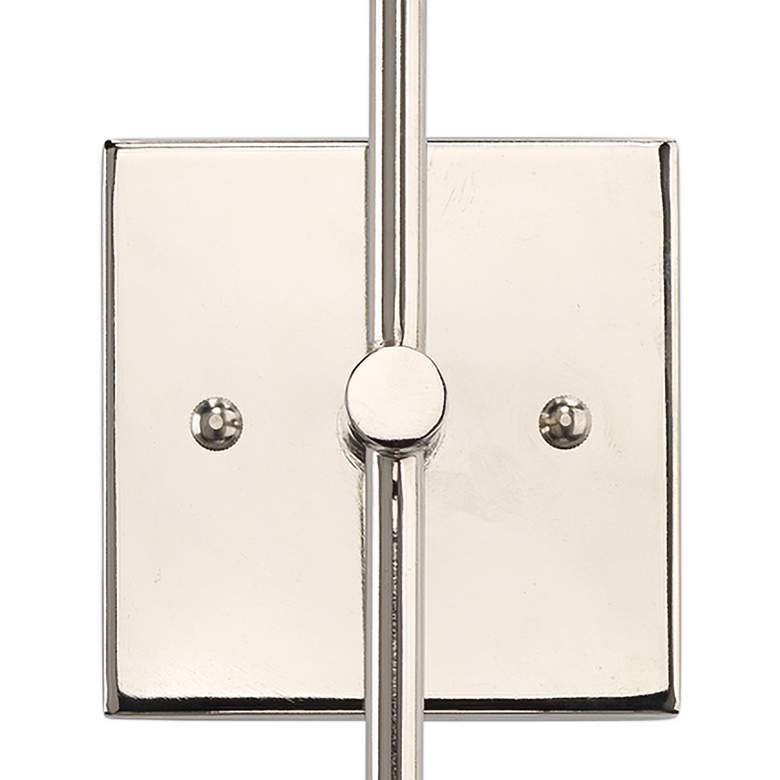 Image 2 Jamie Young Vapor 24 3/4 inch High Opal and Nickel Double Wall Sconce more views