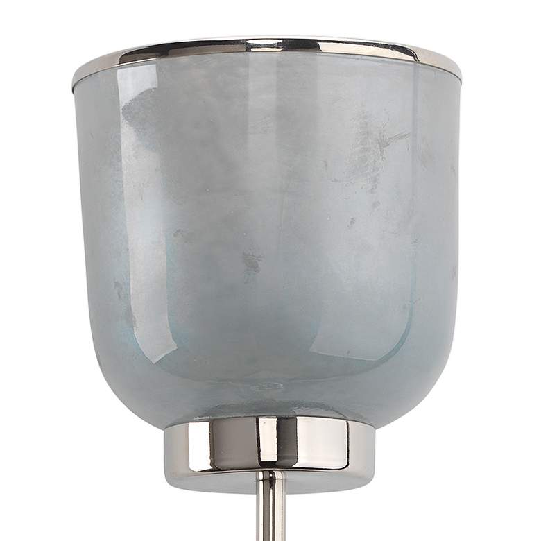 Image 3 Jamie Young Vapor 24 3/4 inch High Opal and Nickel Double Wall Sconce more views