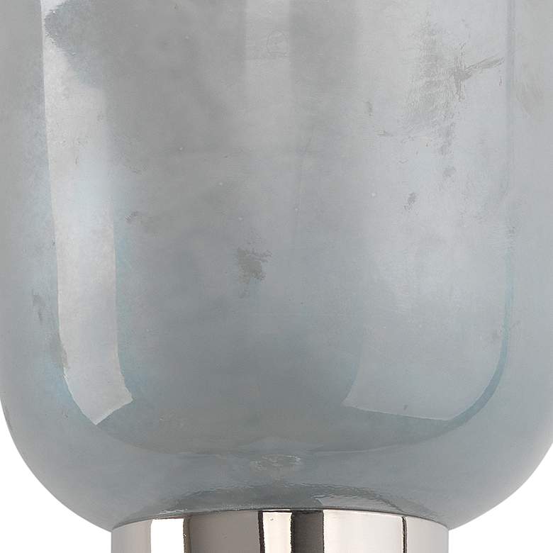 Image 4 Jamie Young Vapor 24 3/4 inch High Opal and Nickel Double Wall Sconce more views