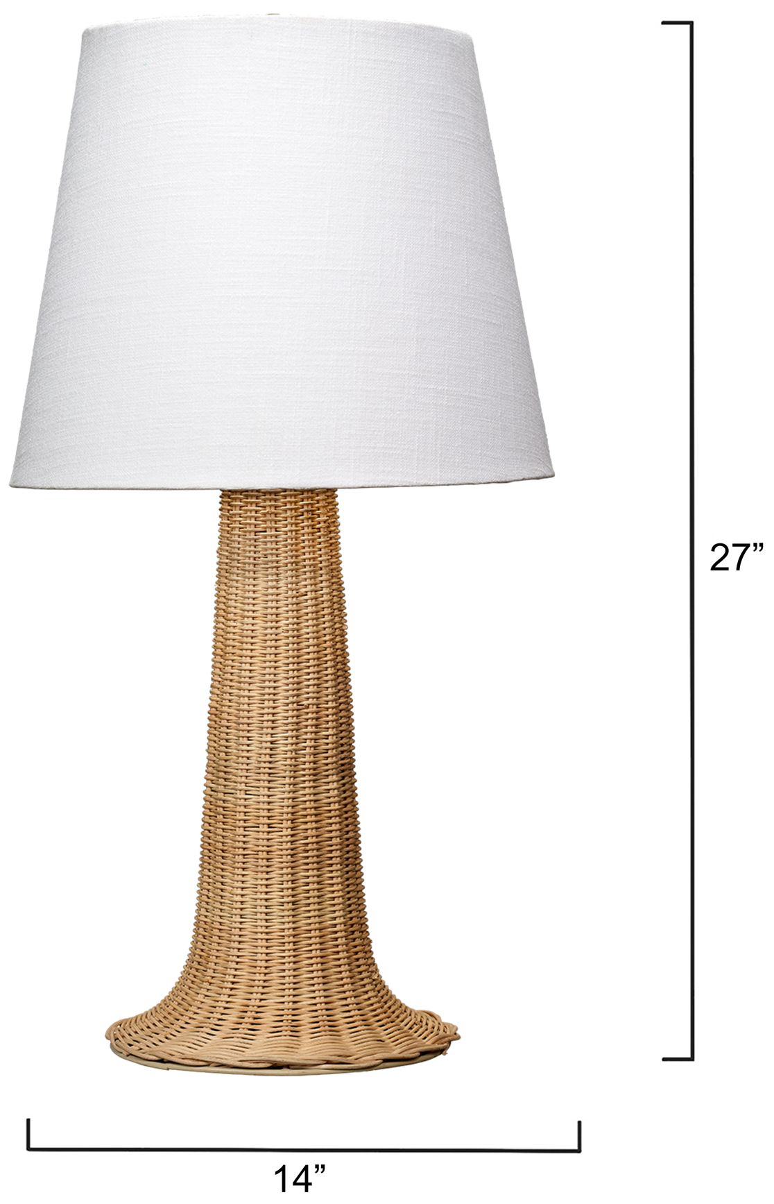 Image 5 Jamie Young Walden Cane Table Lamp more views