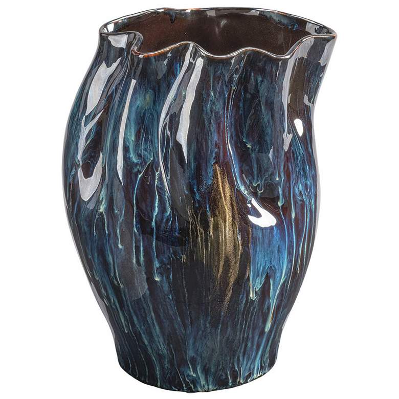 Image 1 Jamie Young Whirl Ceramic Decorative Vase, Medium