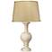 Jamie Young White Bone Wood Large Table Lamp