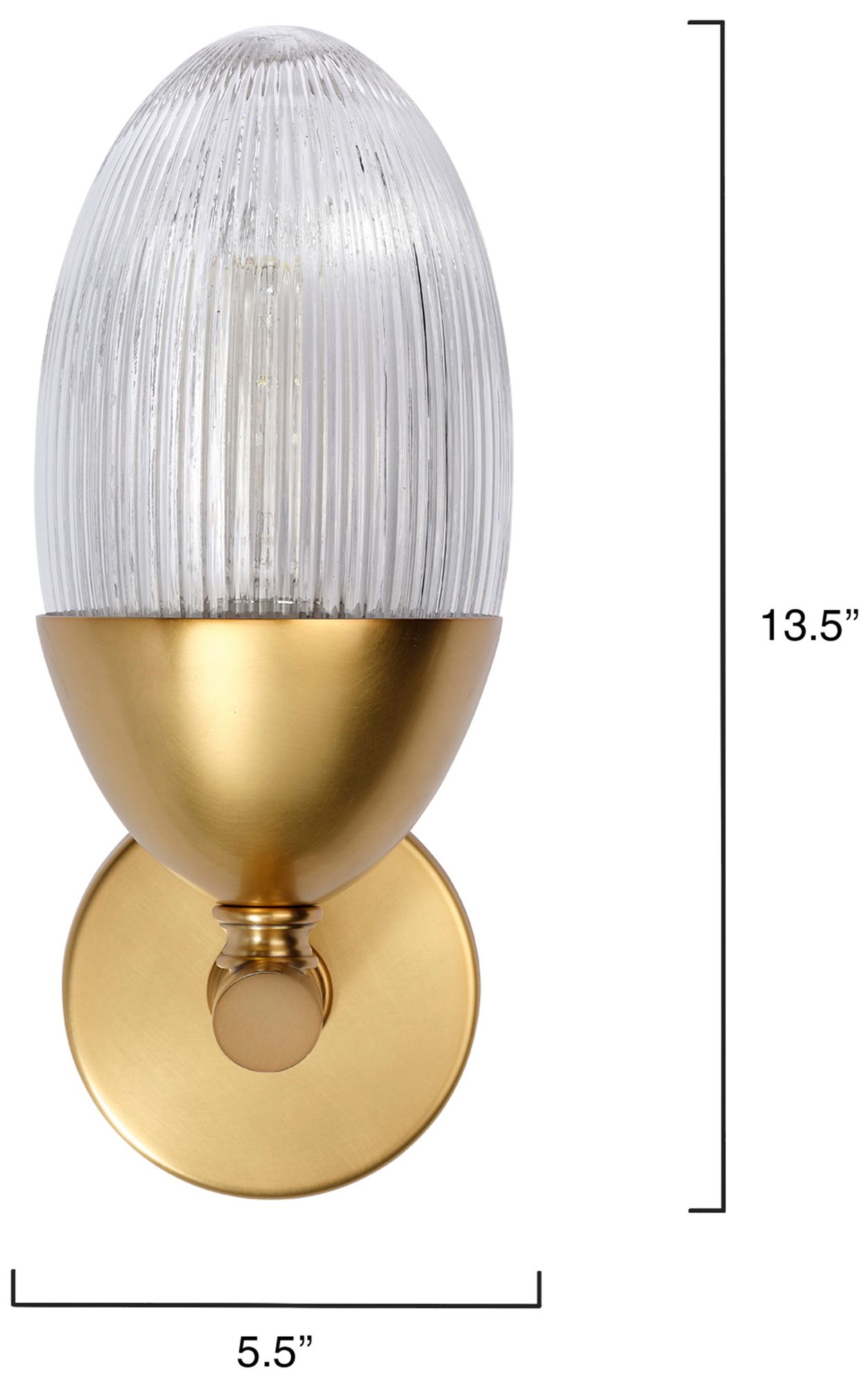 Image 2 Jamie Young Whitworth 1-Light Small Wall Sconce more views