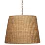 Jamie Young Willow 24" Wide Natural Seagrass Pendant Light