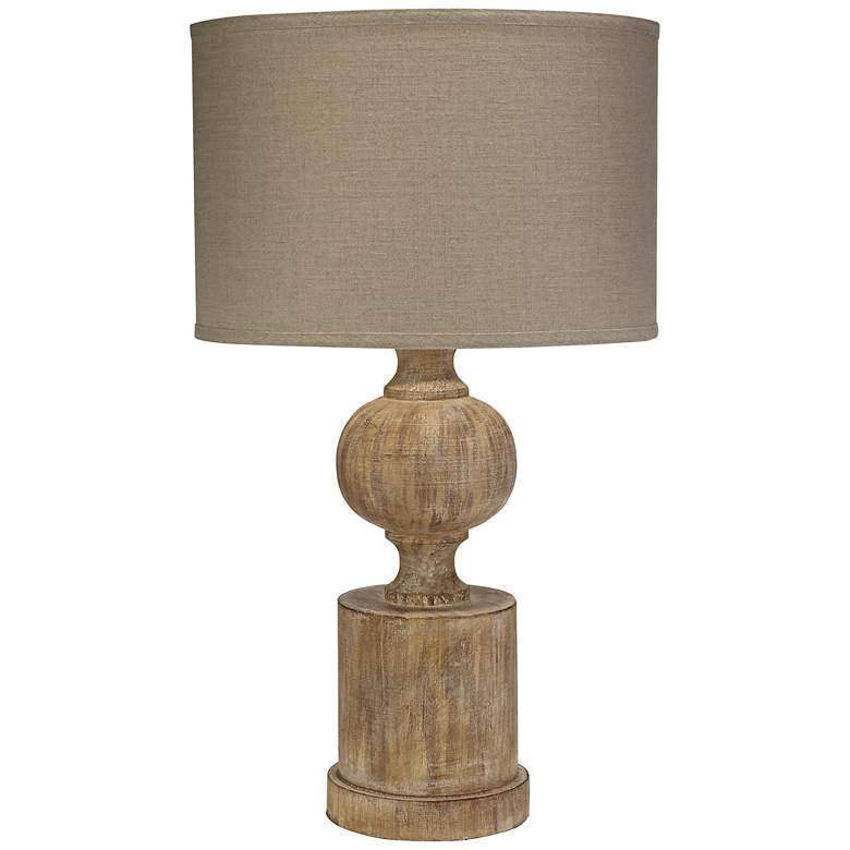 Image 1 Jamie Young Windward Natural Wood Table Lamp